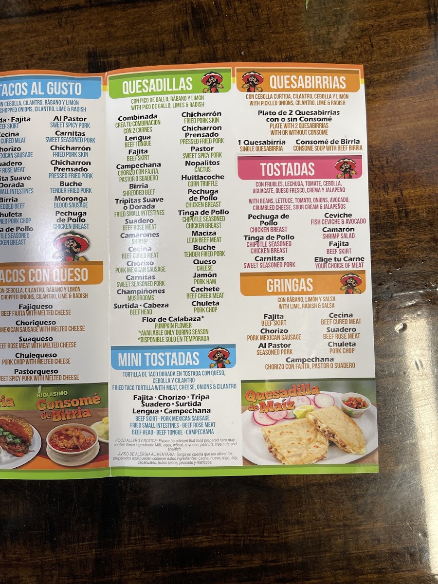 La Salsa Verde Taquería Menu - Image 6